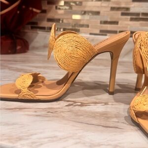 Chic Tan Heeled Sandals